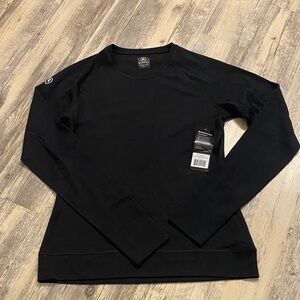 Backcountry Spruces Merino Wool Base Layer Crew L/S Black M/L *see measurements